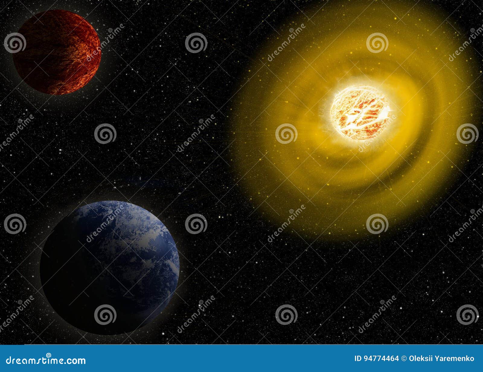 The Sun The Red Giant Illustration Elements Of This Image