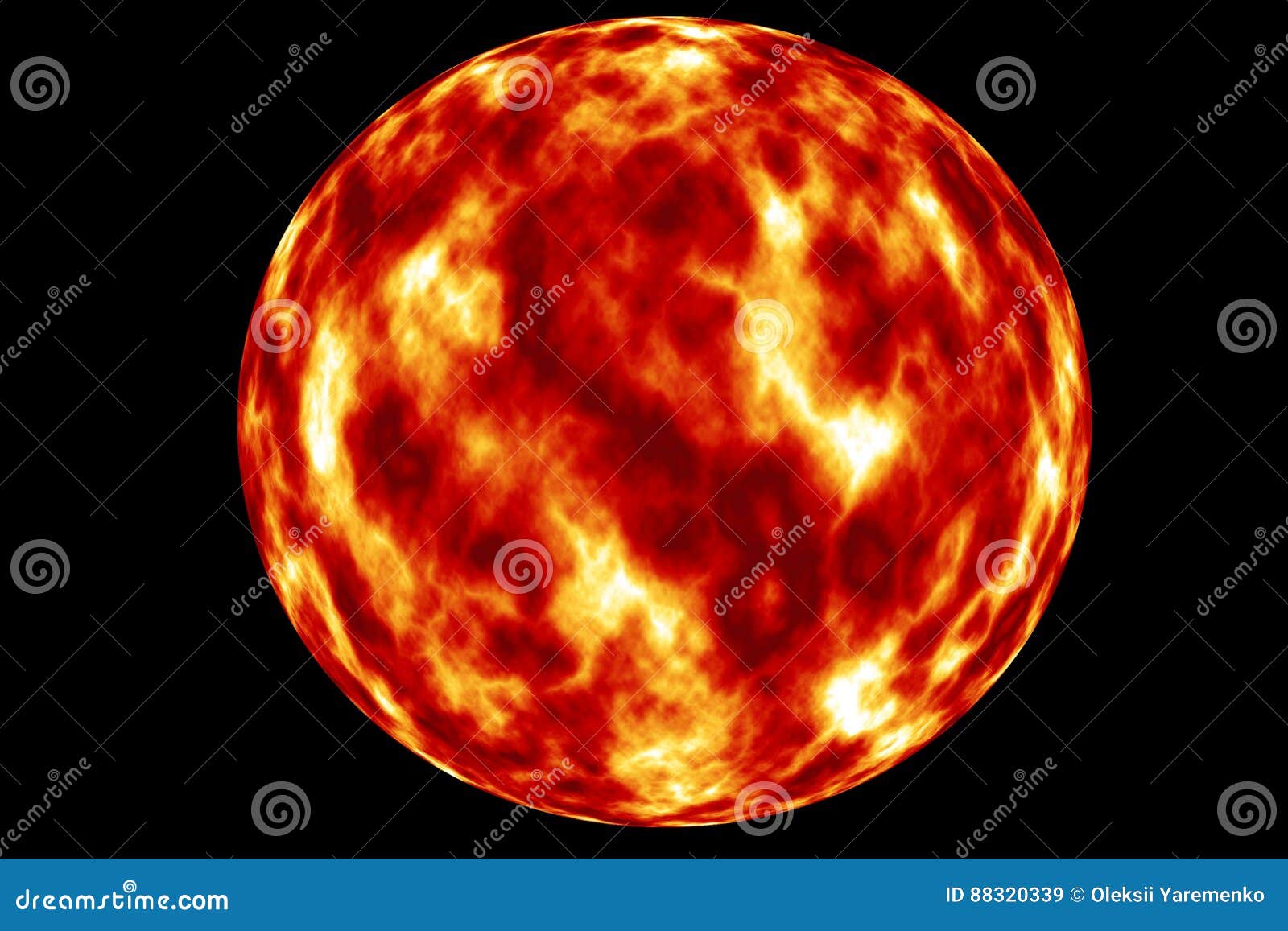 The Sun The Red Giant Stock Illustration Illustration Of