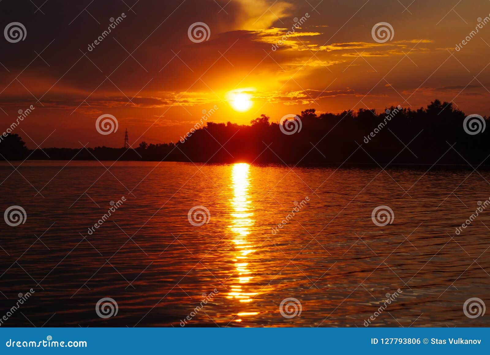 the sun is reflected