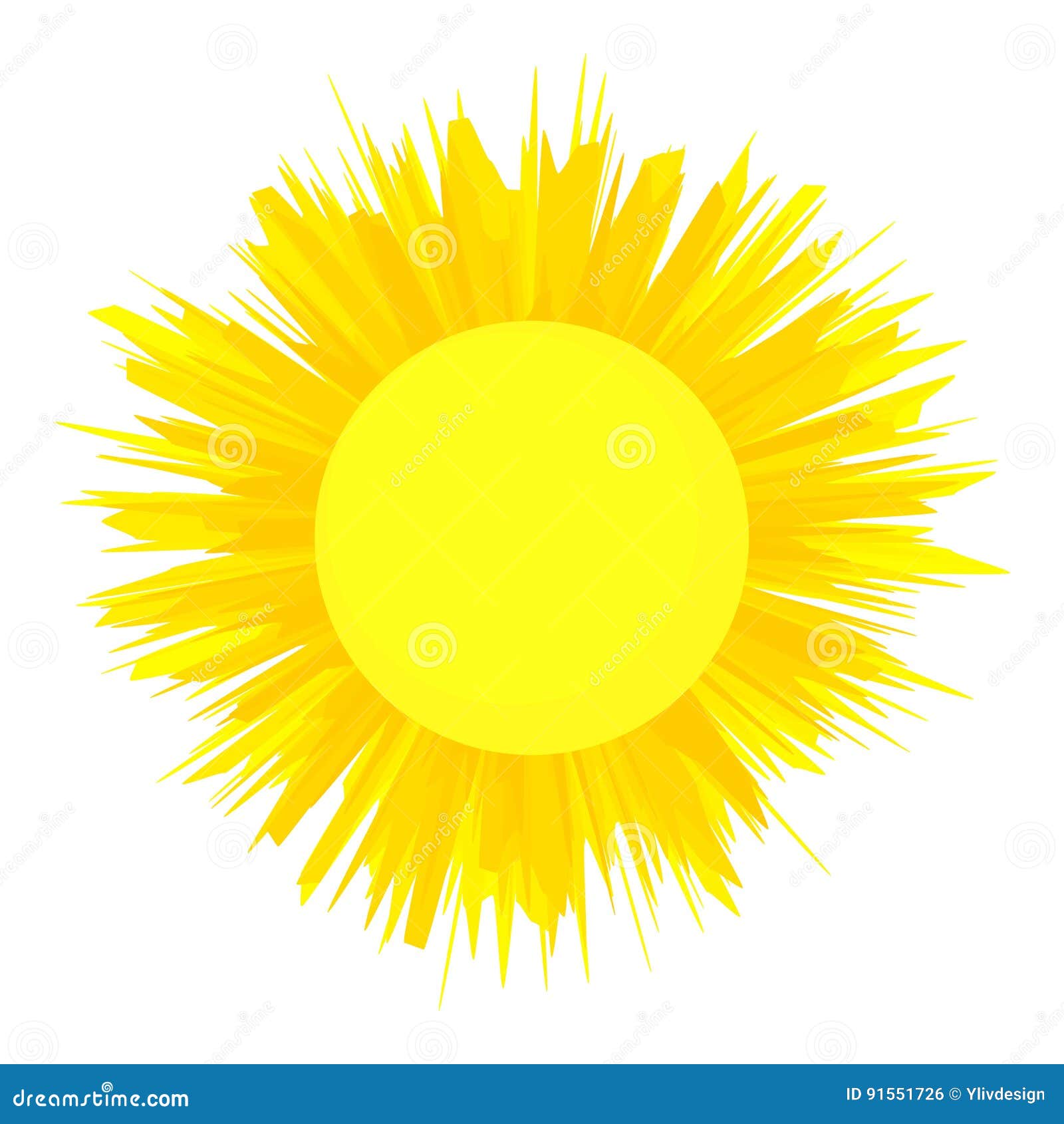 The Sun is Shining Icon, Cartoon Style Stock Vector - Illustration of ...