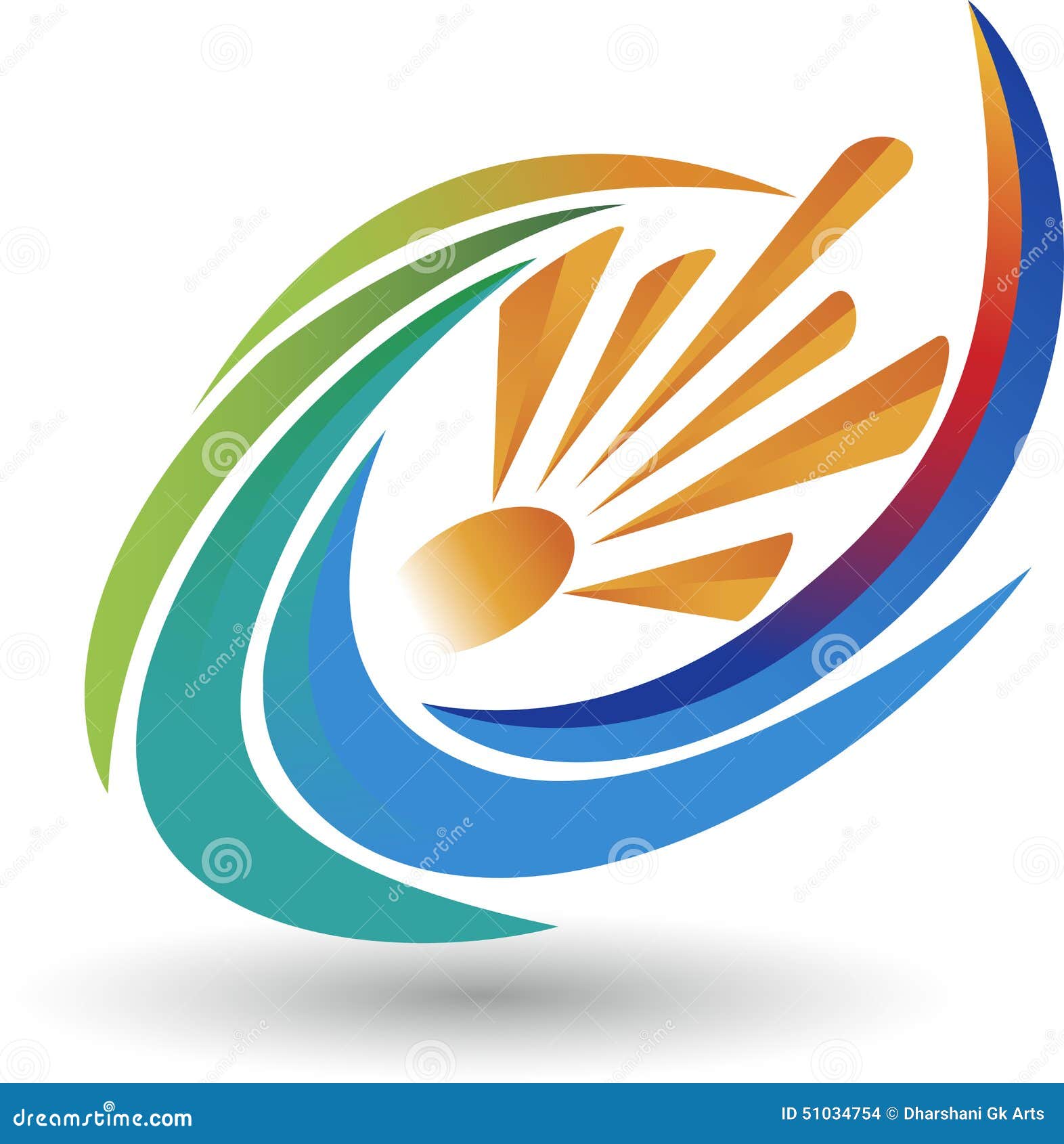 sun swirl logo