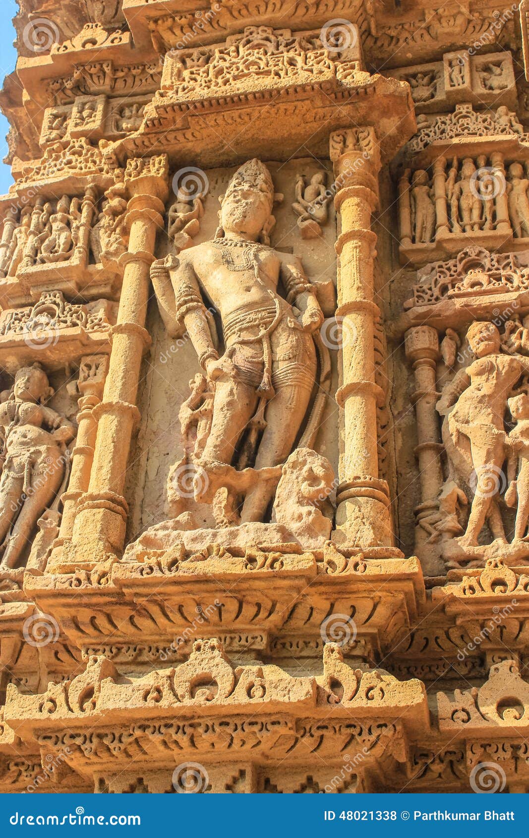 Sun Temple Sculpture, Modhera, India Stock Photo - Image of auspicious,  sculpture: 48021338