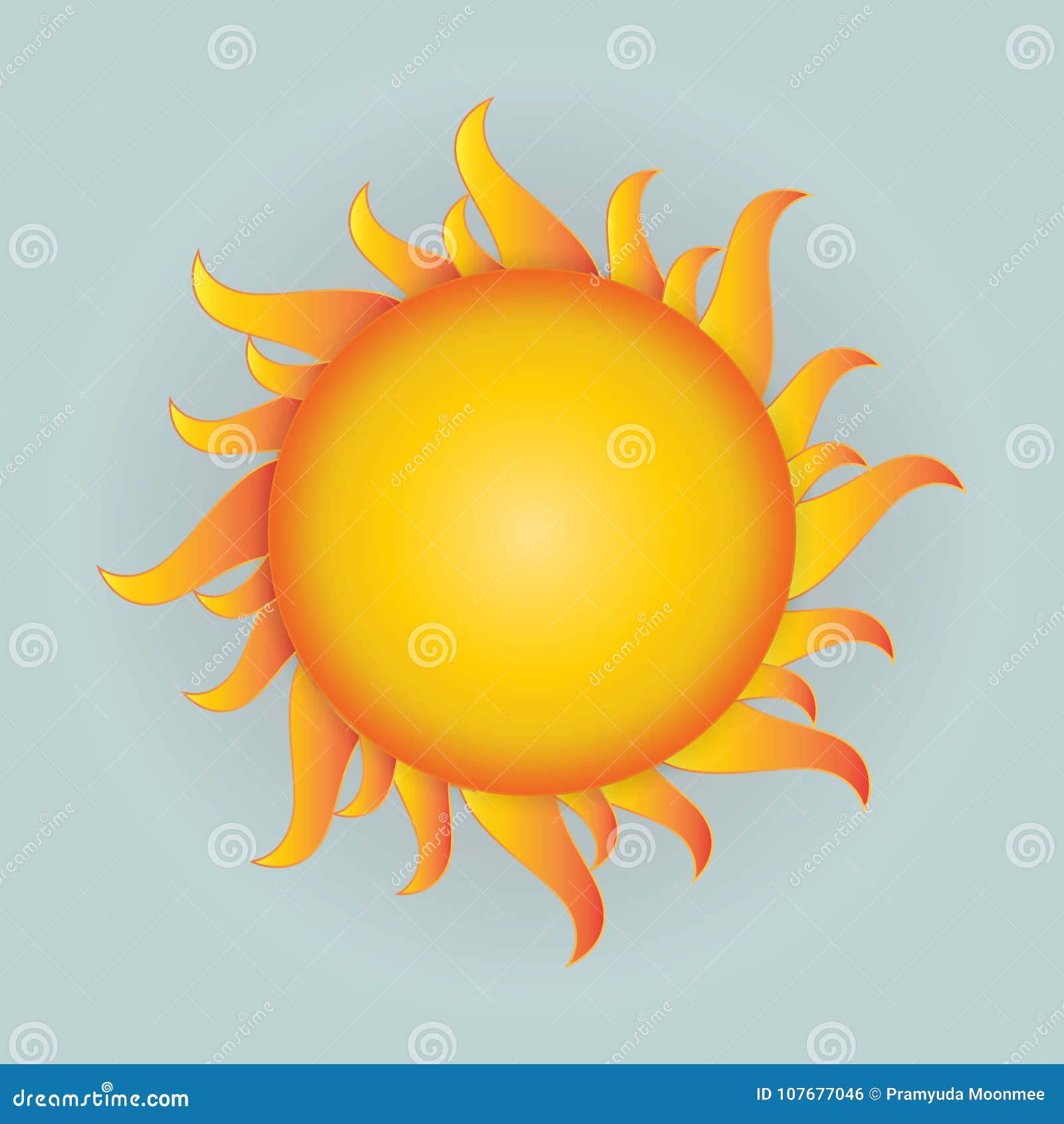 Sun Vector Icon Illustrations . Eps 10 Stock Illustration