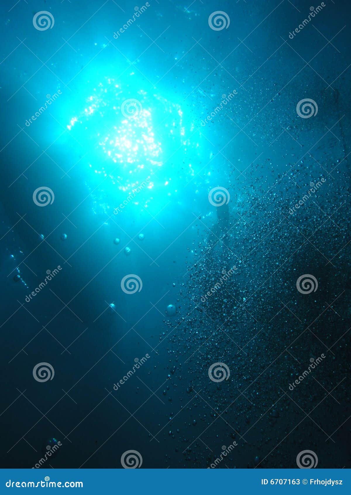 Sun, water and bubbles stock image. Image of backdrop 6707163