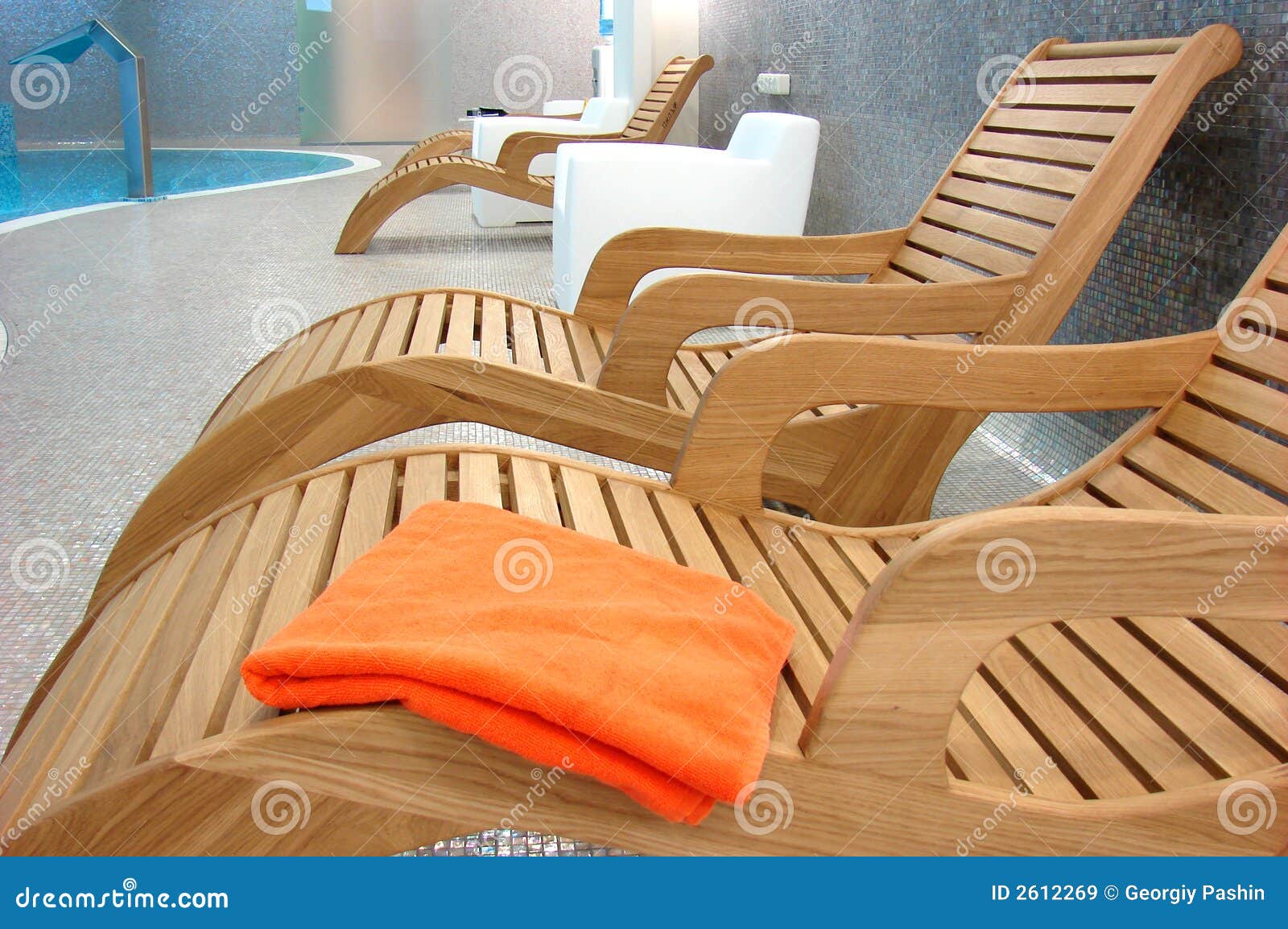 Sunbeds in the fitness stock image. Image of healthcare 2612269