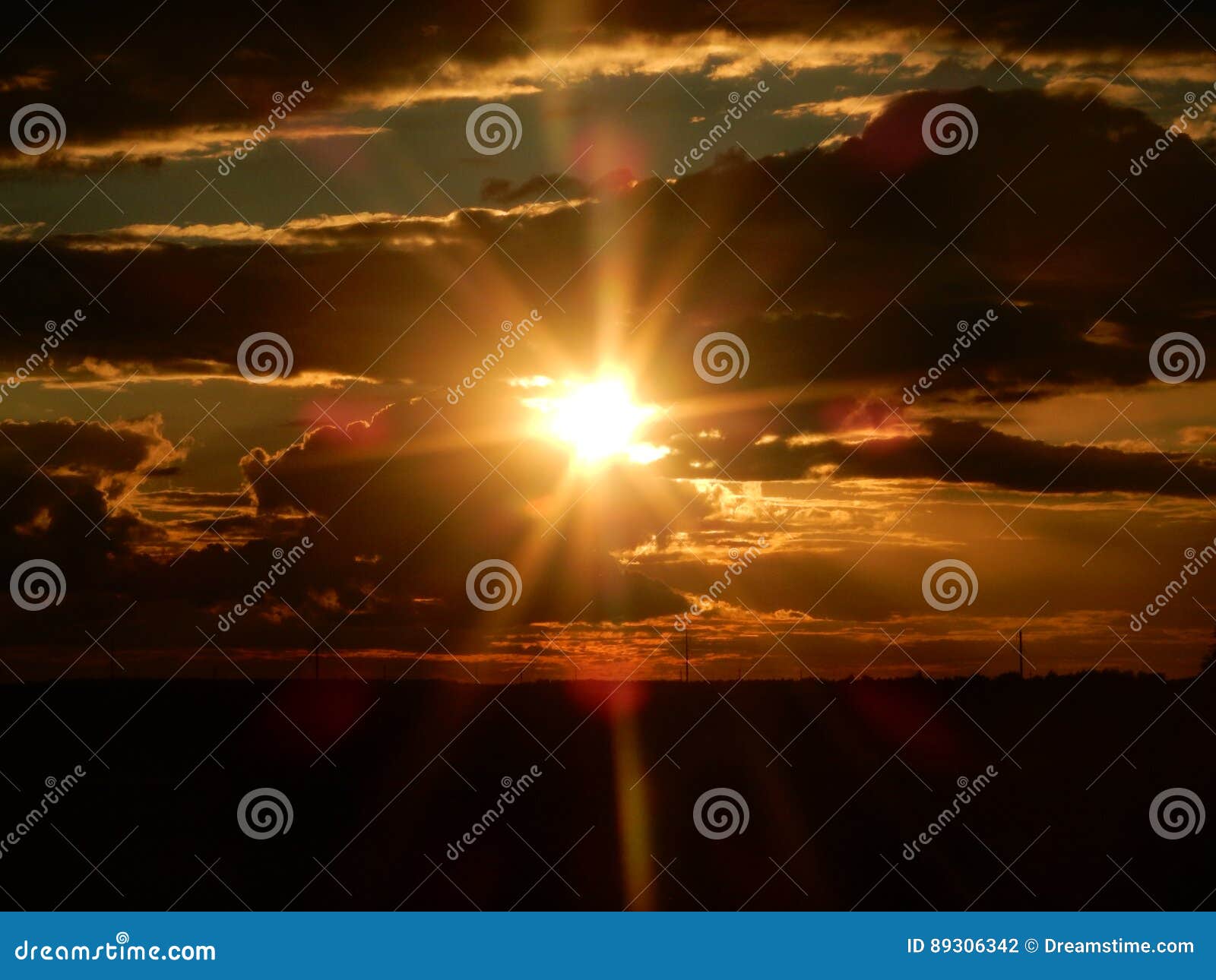 Sundown stock photo. Image of diverse, gray, heaven, atmosphere 89306342