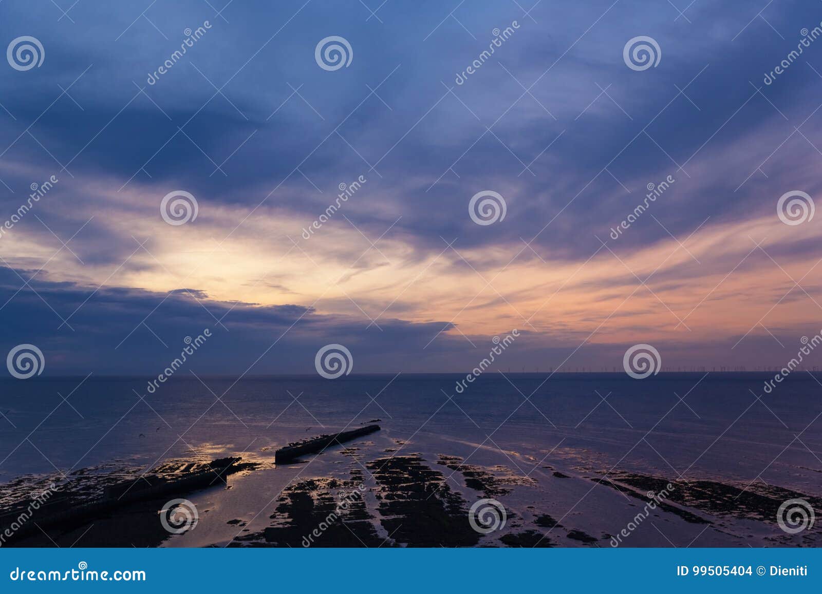 sunset on heligoland / helgoland