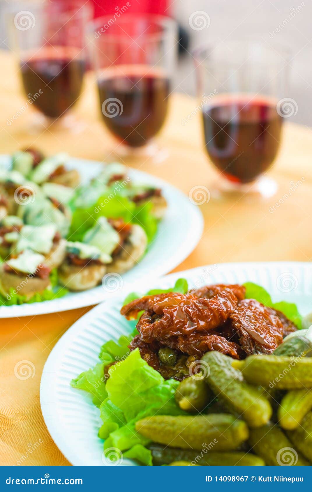 Sundried tomatoes stock image. Image of catering, cucumbers 14098967