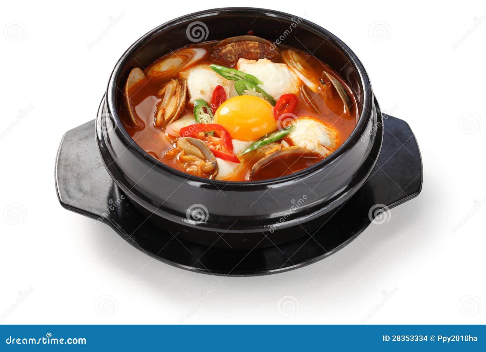 Sundubu Jjigae, Korean Cuisine Stock Photo Image of traditional
