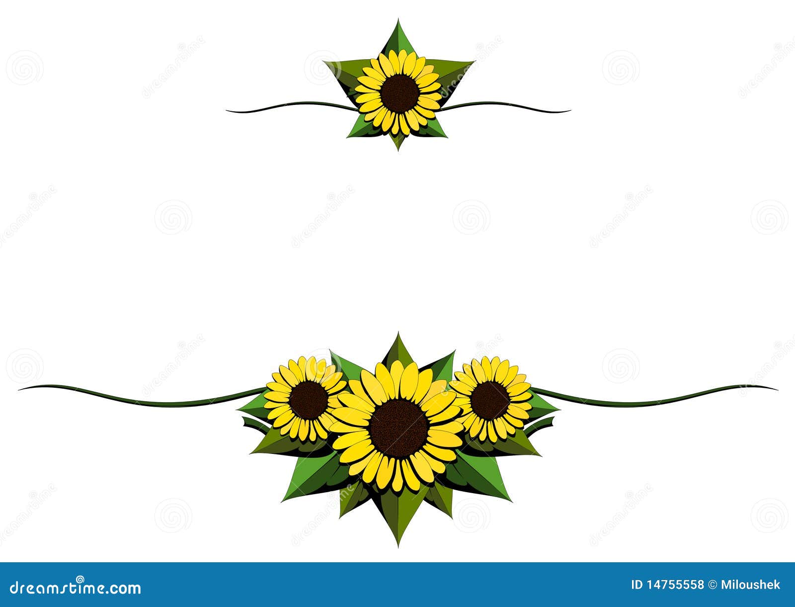 photo leaves green frame free Background Cartoon Illustration Sunflower Stock Image photo leaves green frame free Background Cartoon Illustration Sunflower Stock Image