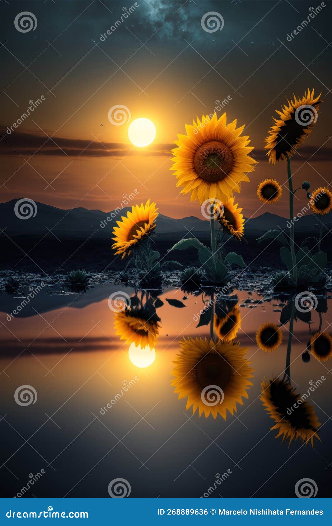 sunflower field in a moutain, girassol no campo e montanha
