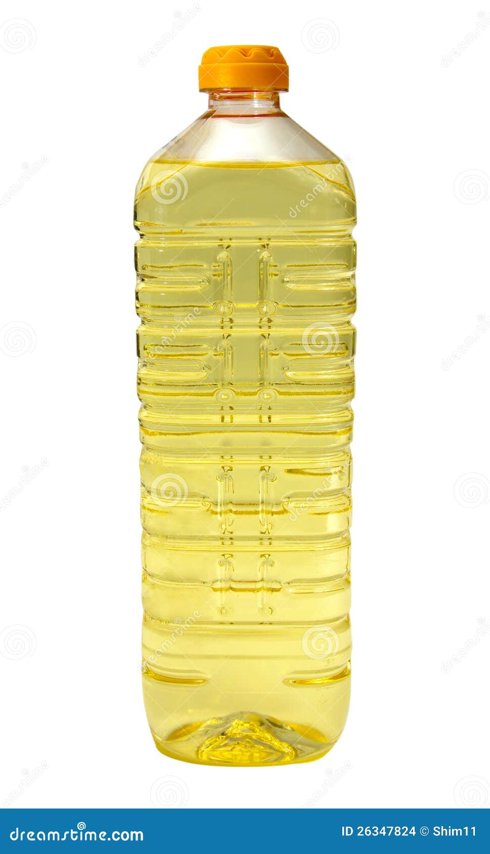 Sunflower Oil in a Bottle Stock - Image of container, plastic: 26347824