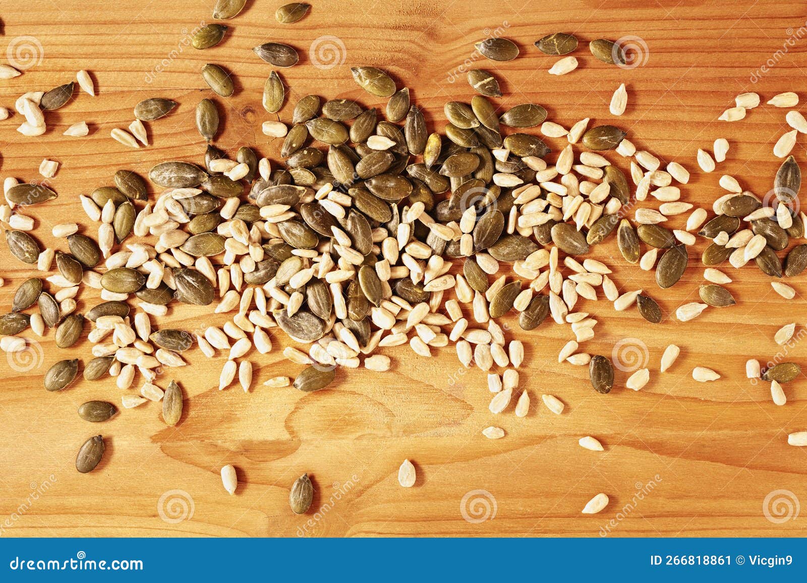 Sunflower and Pumpkin Seeds Stock Image Image of pumpkin, eating 266818861