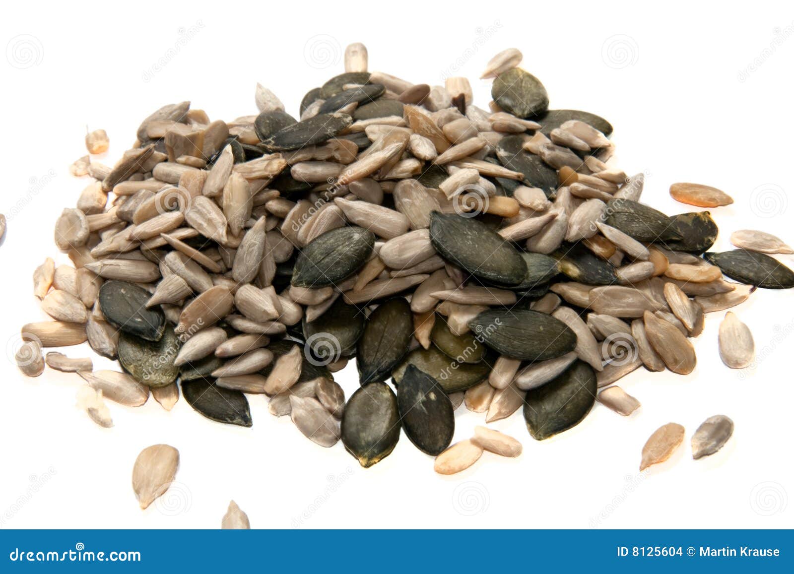 Sunflower and Pumpkin Seeds Stock Photo Image of healthy, kernel 8125604