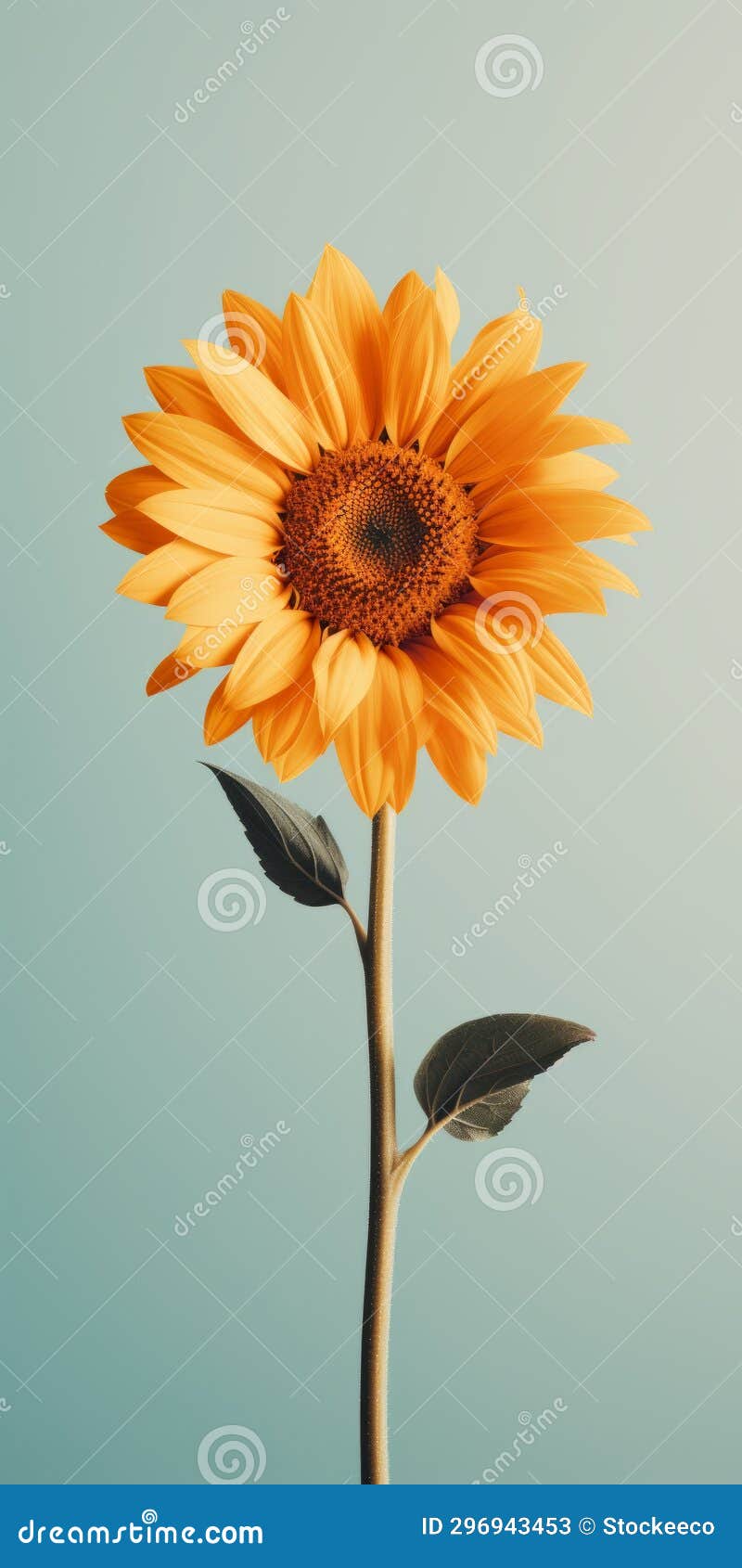 elegant sunflower mobile wallpaper with retro filters