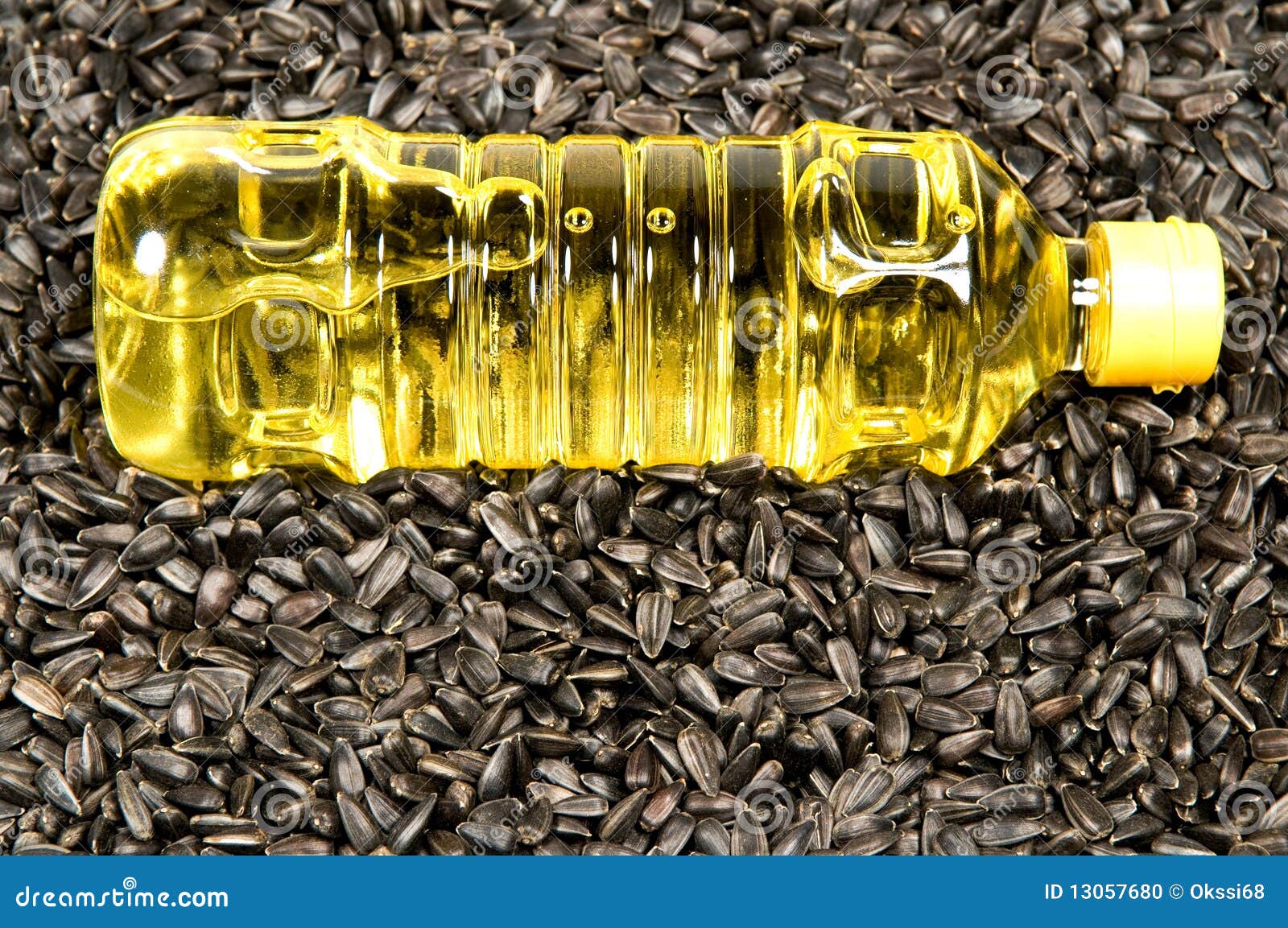Sunflowerseed oil. stock photo. Image of eating, vegetable 13057680