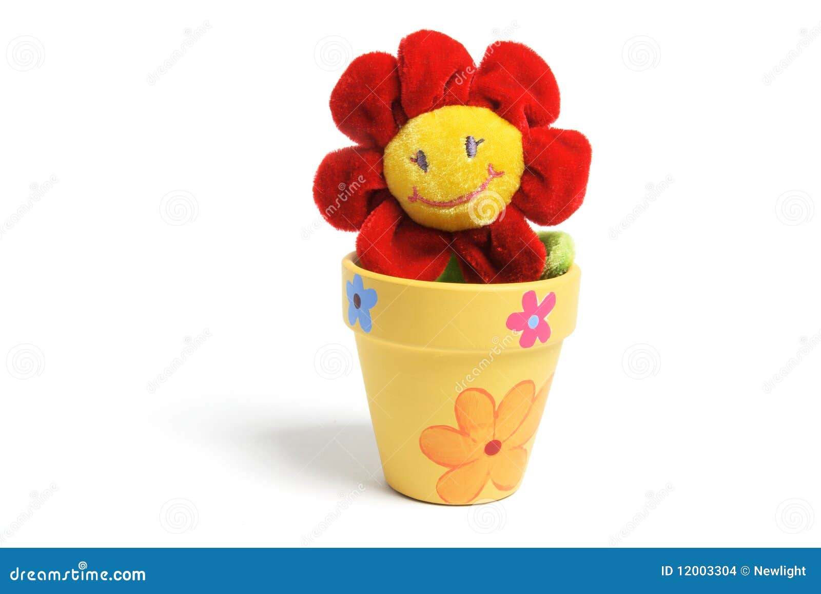 Sunflower Toy in Pot stock photo. Image of sunflower 12003304