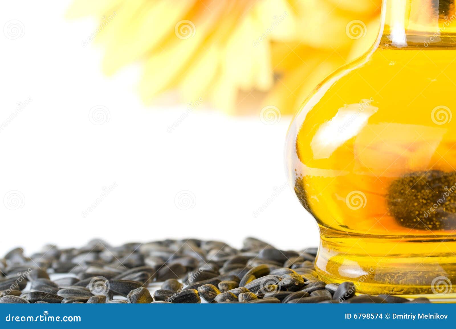 Sunflower and Vegetable Oil Stock Photo Image of bloom, seasoning