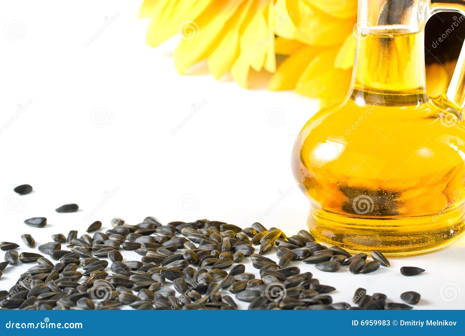 Sunflower and Vegetable Oil Stock Image Image of organic, butter 6959983