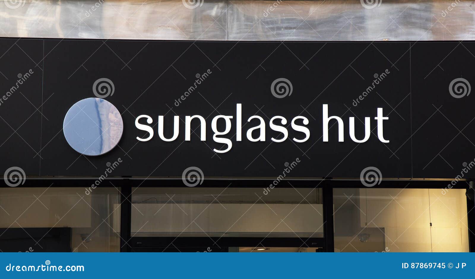 Sunglass Hut on a Store in Amsterdam Editorial Image Image of