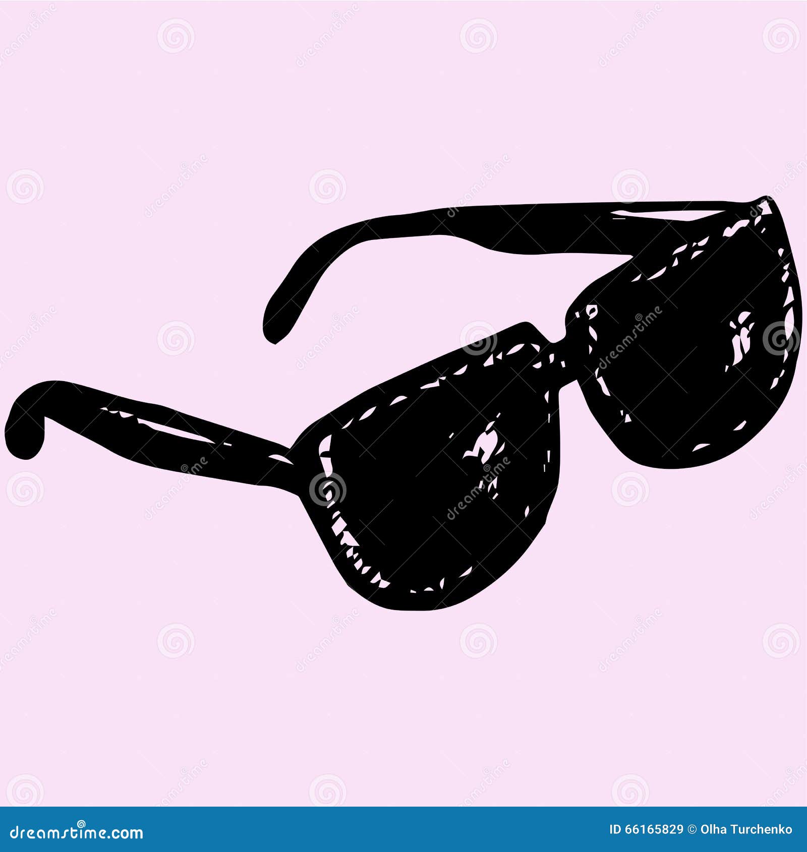 Sunglasses stock vector. Illustration of engraving, plastic 66165829