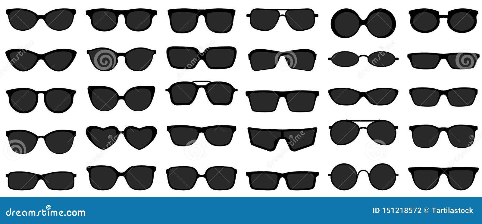 sunglasses icons. black sunglass, mens glasses silhouette and retro eyewear icon  set