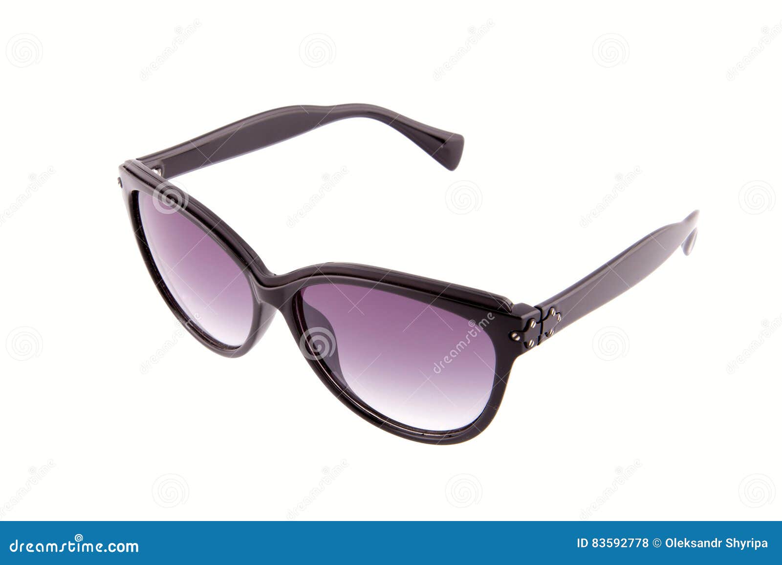 Sunglasses Isolated Background. Side View Stock Photo ...