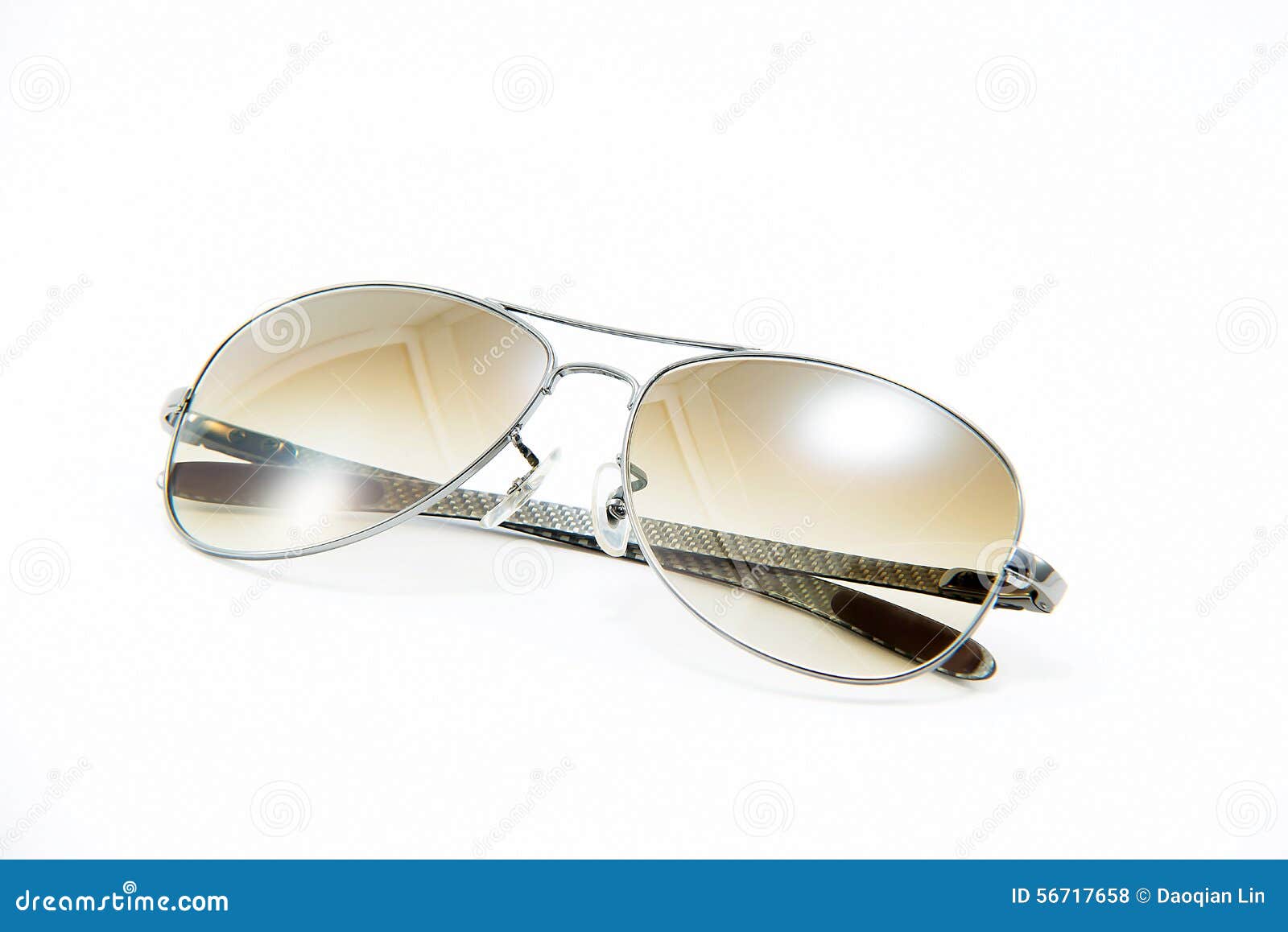 Sunglasses, Isolated White Background Stock Photo - Image of clothing