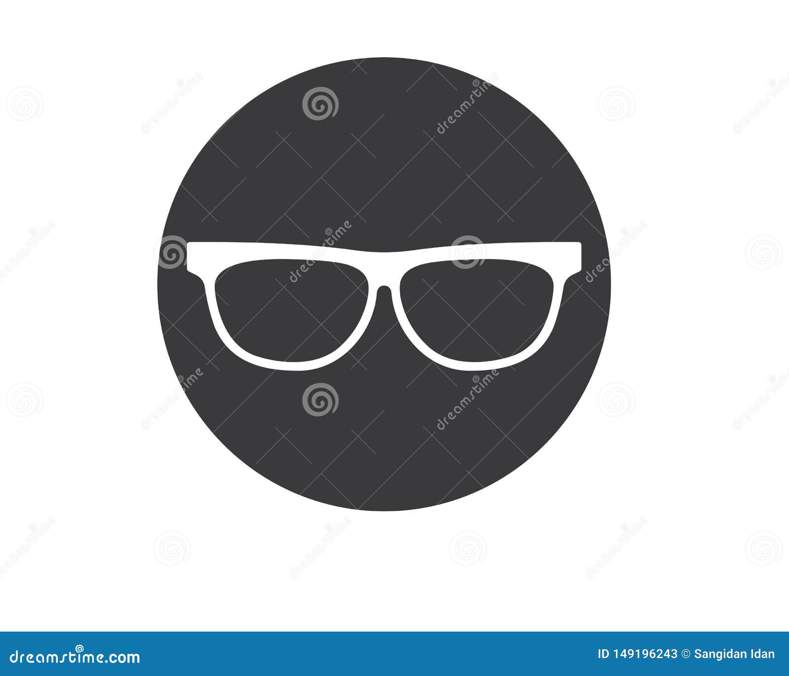 Sunglasses Logo Icon Vector Illustration Design Stock Vector