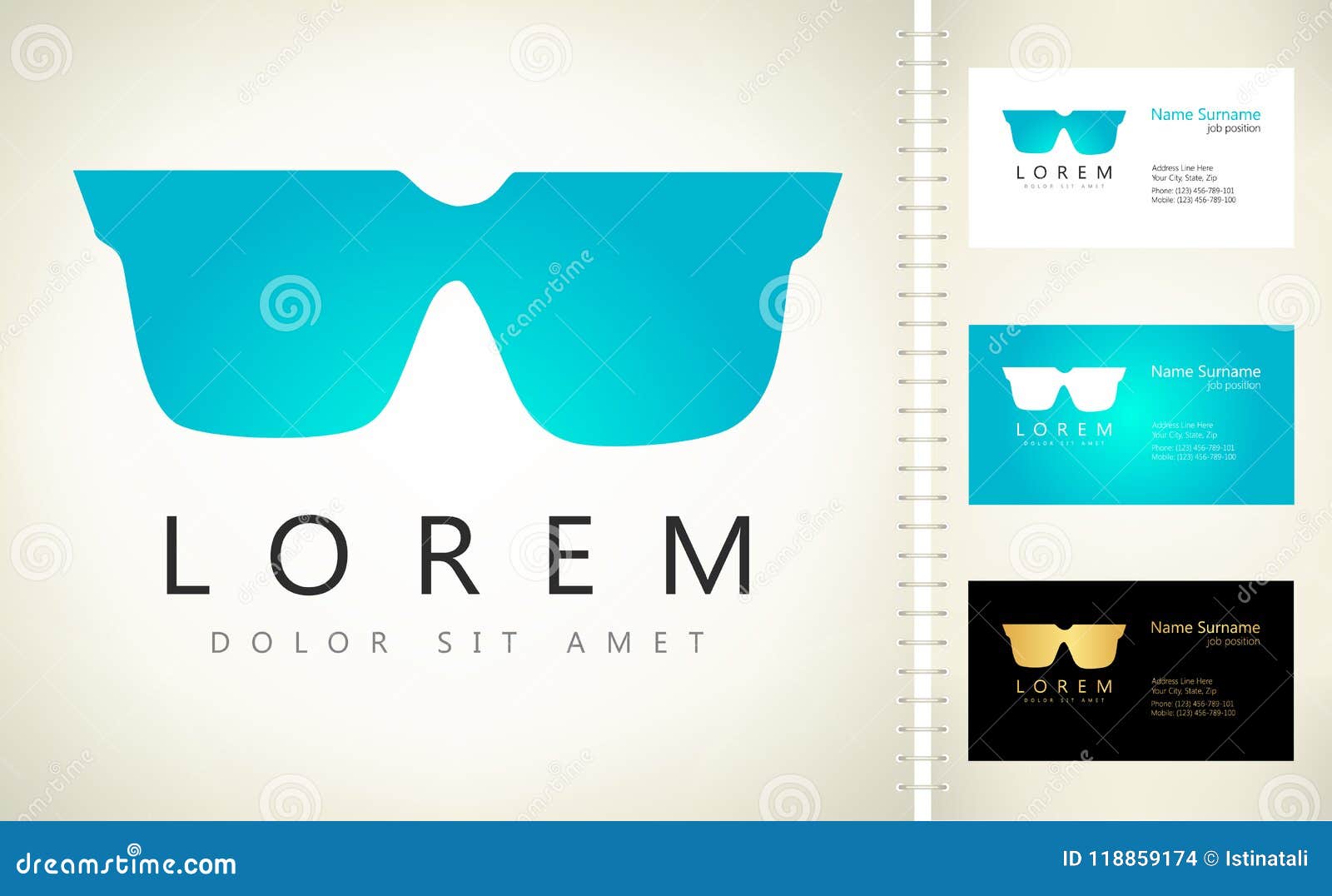 Sunglasses logo vector stock vector. Illustration of elegance 118859174