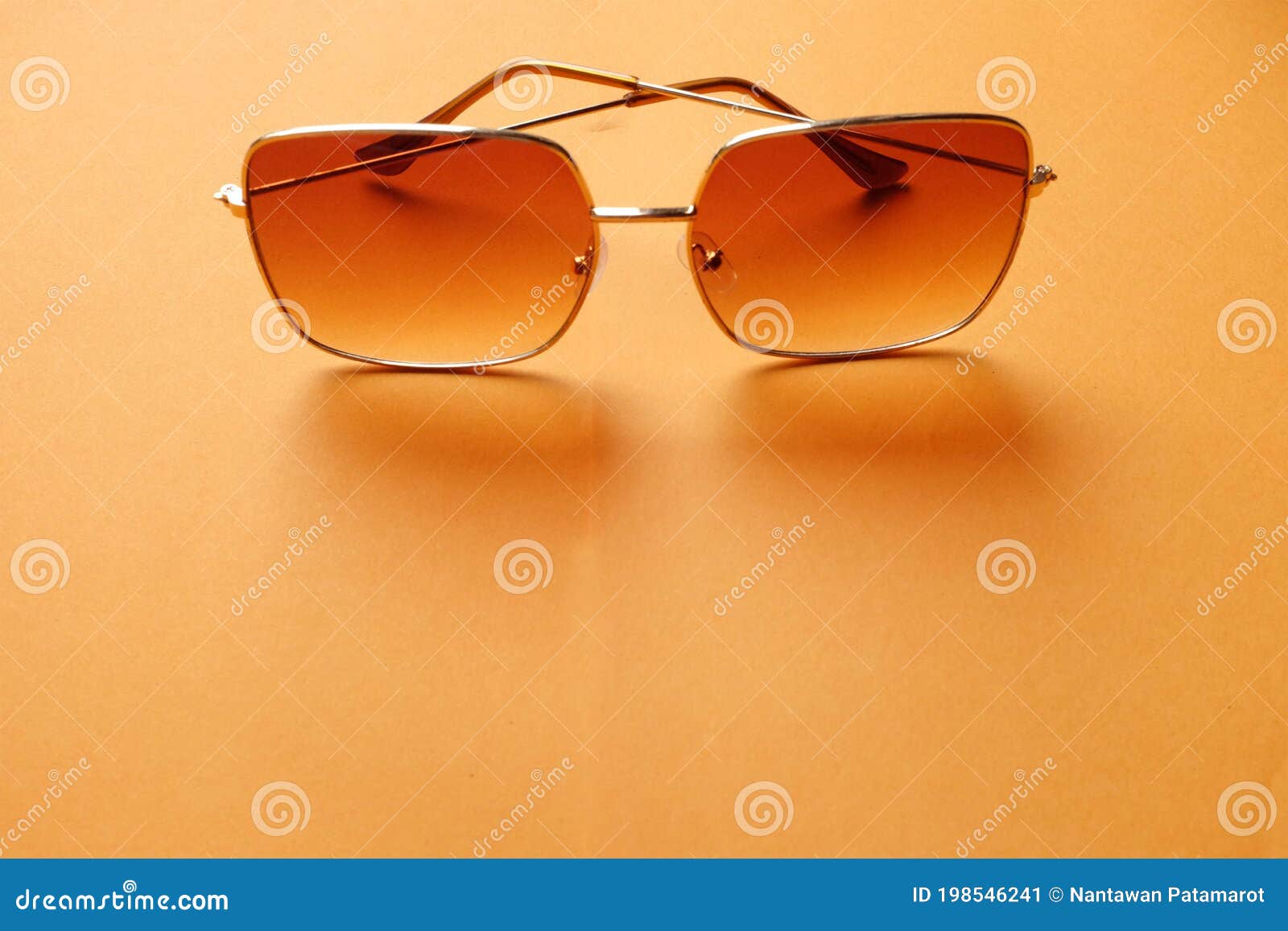 orange square sunglasses