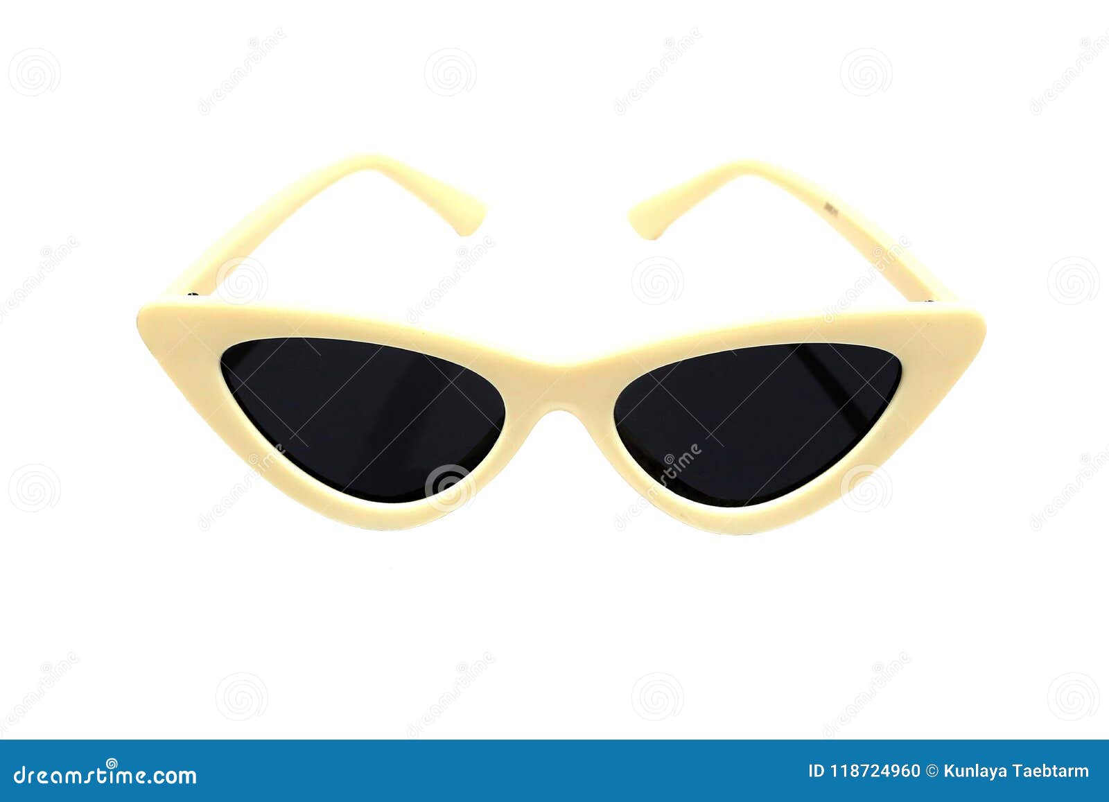 Cat Eye Black Glasses Illustration Stock Photos - Free & Royalty