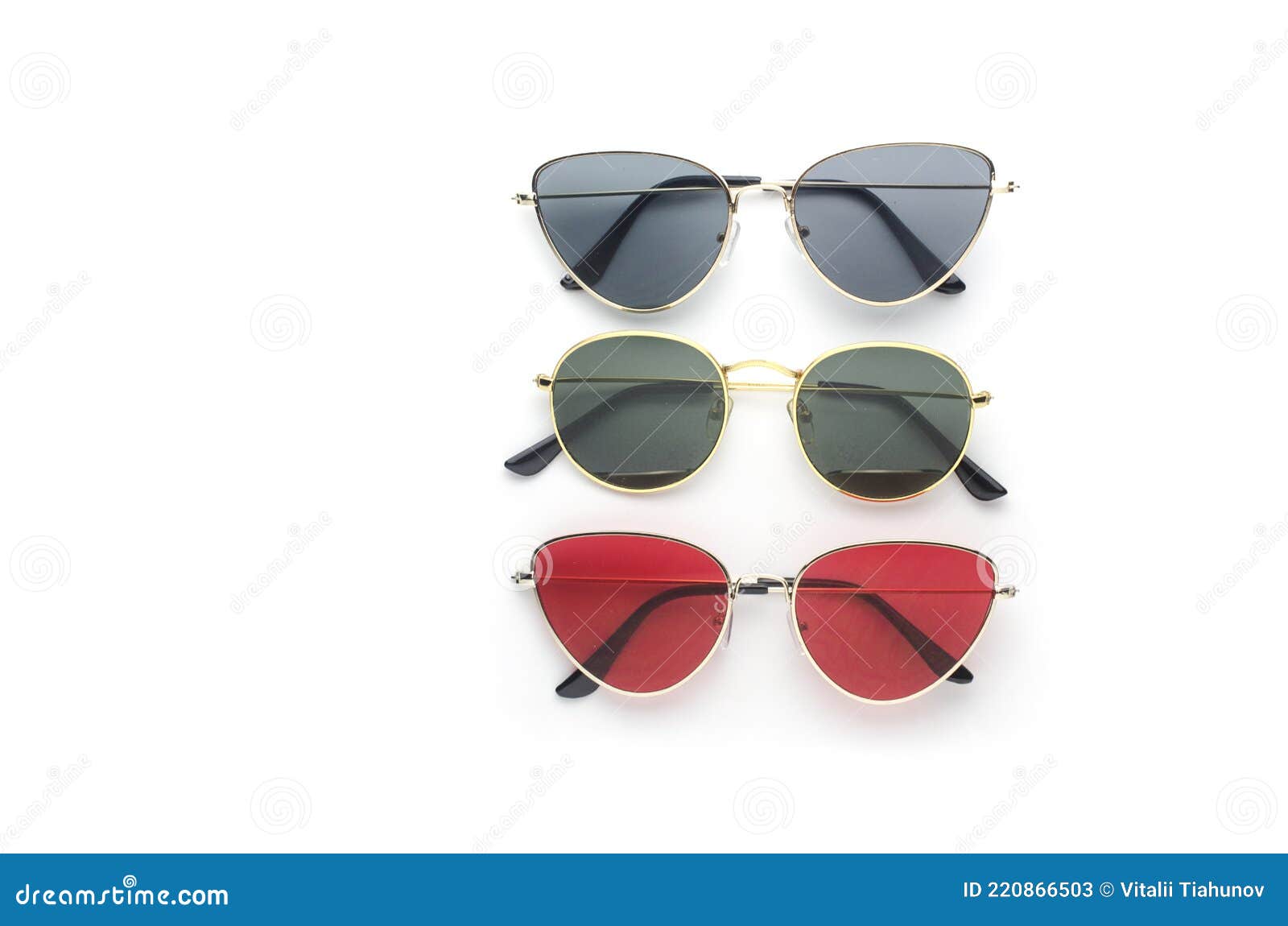 Sunglasses in Trendy Retro Style 90s and 80s Stock Image Image of
