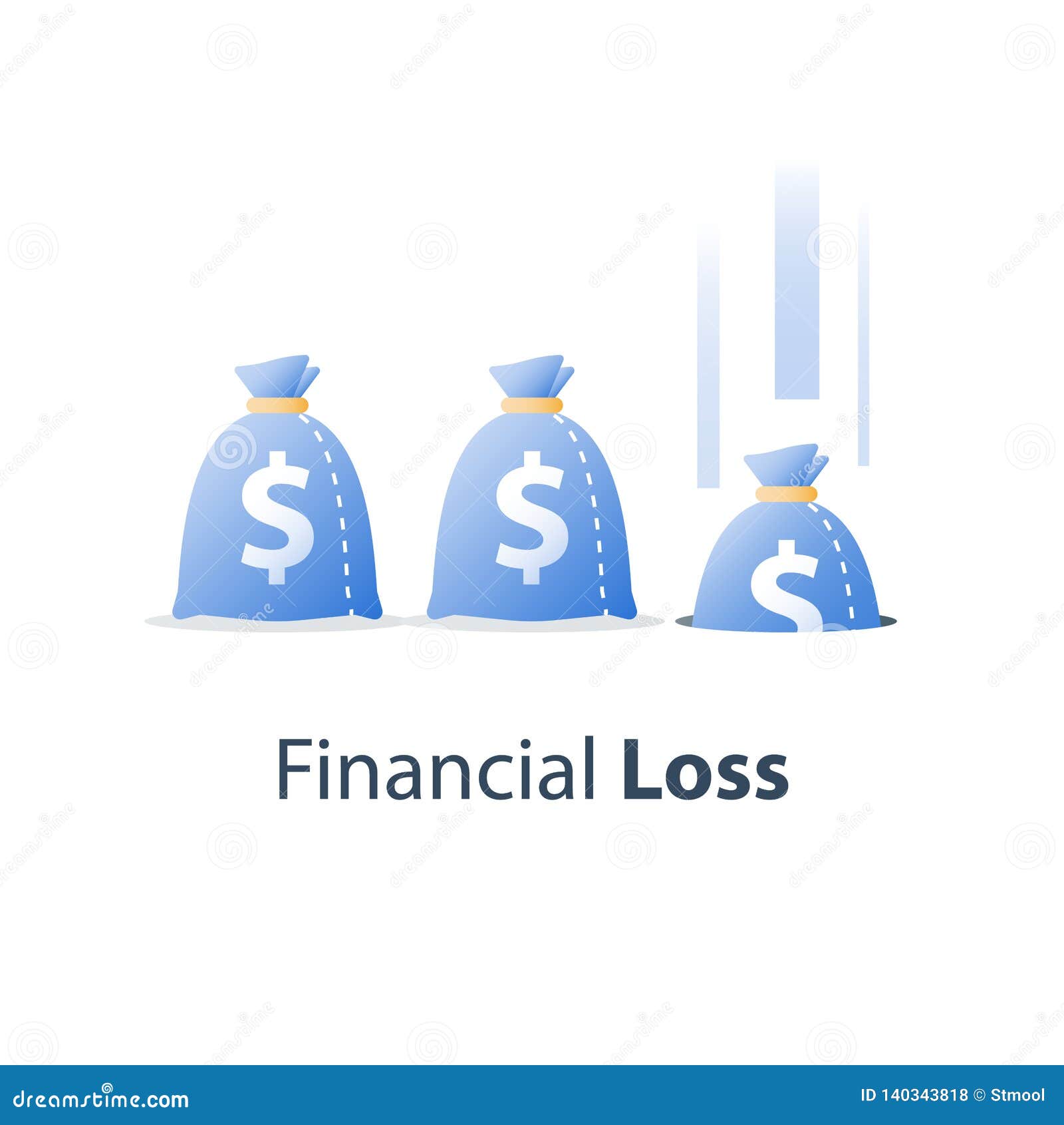 money loss, sunken cost concept, lack of finance, stock market fall, investment hedge fund, wealth devaluation, income decrease
