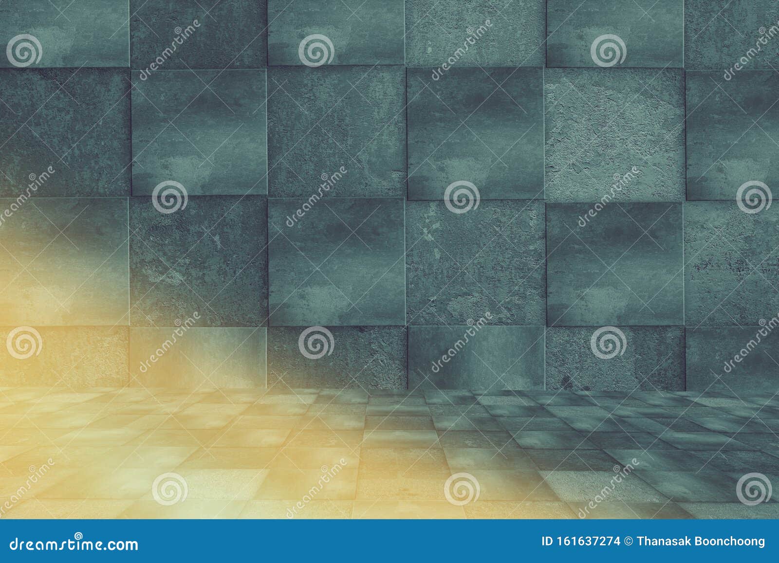 Sunlight Shine On Floor Of Empty Concrete Room Stock Photo Image