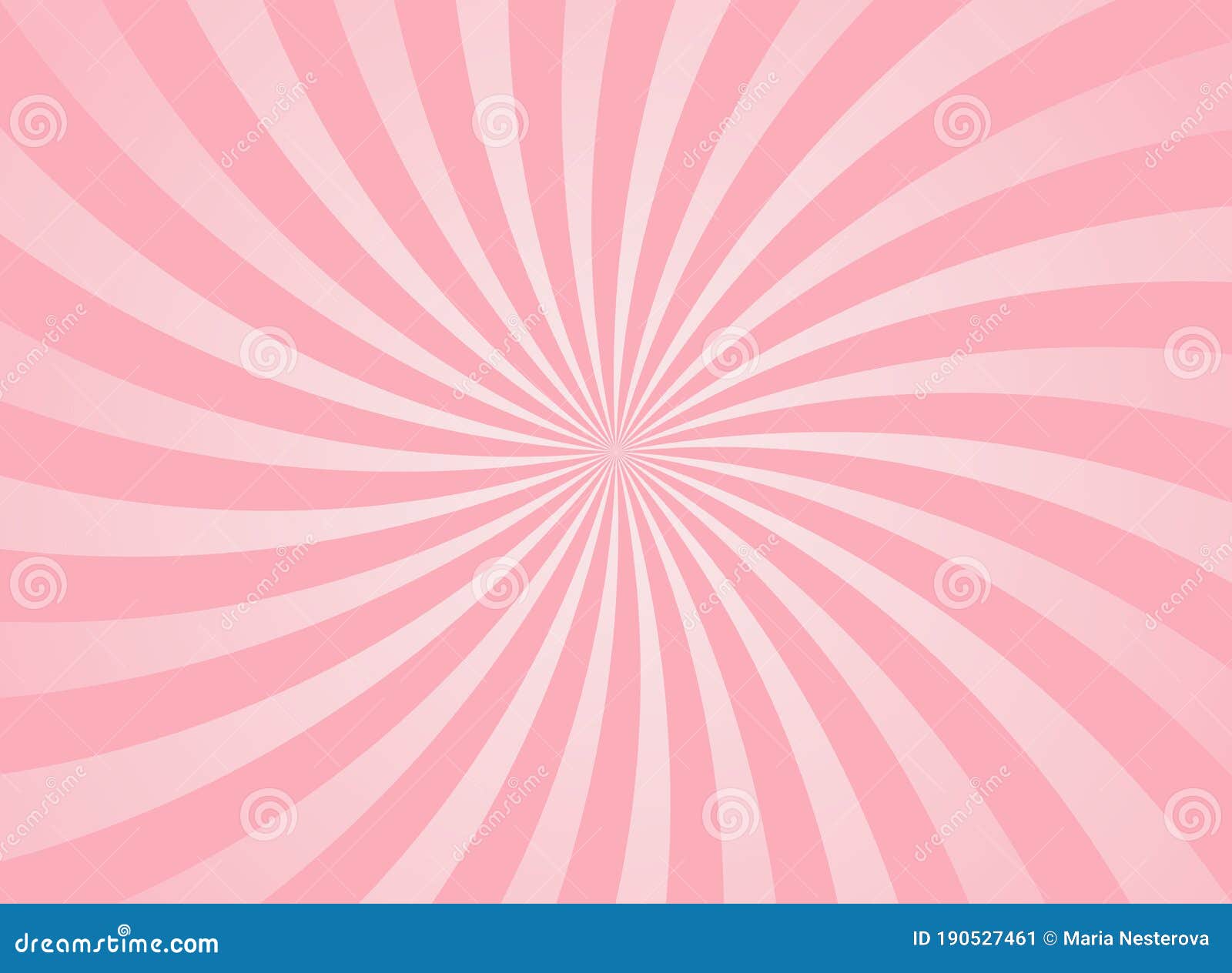 Sunlight Swirl Rays Wide Background. Pink Spiral Burst Wallpaper ...