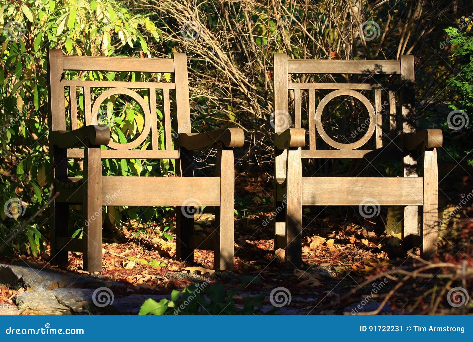 Sunny Chairs In Duke Garden Stock Image Image Of Garden
