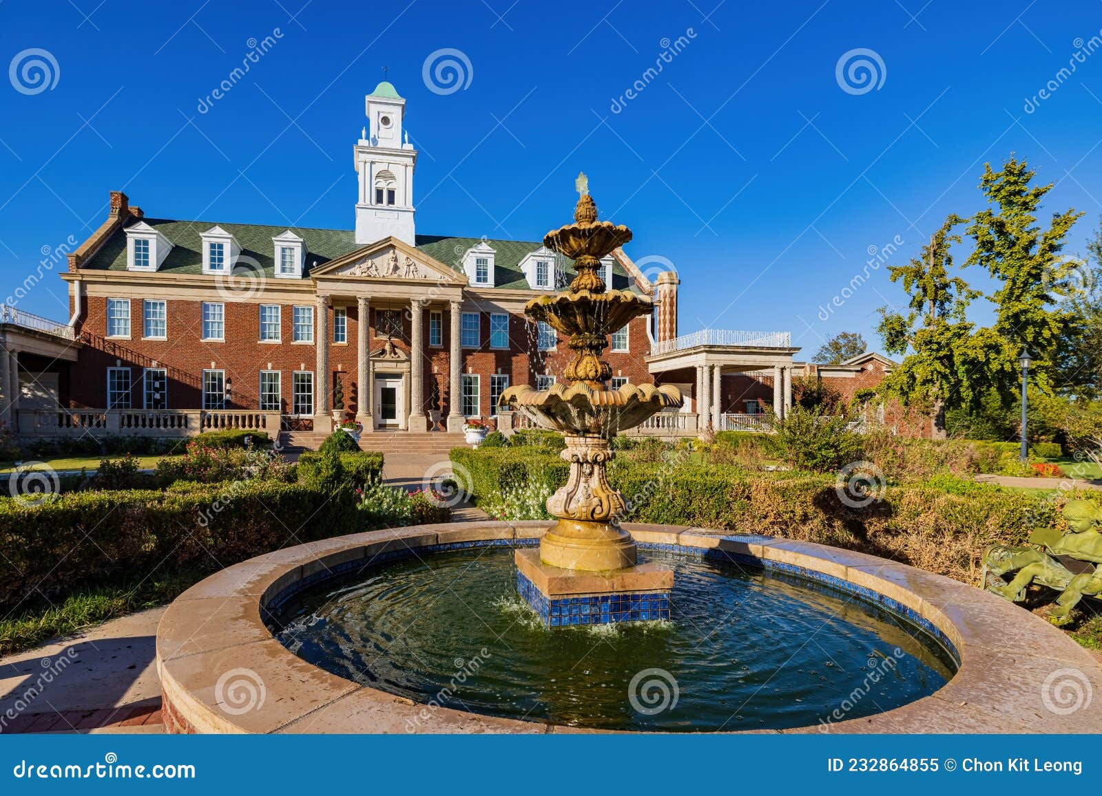 Sunny Exterior View of the Dominion House Editorial Image Image of