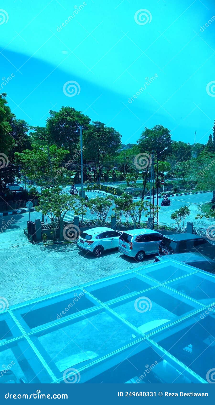 Sunny Morning in the City of Balikpapan. Stock Image Image of reef