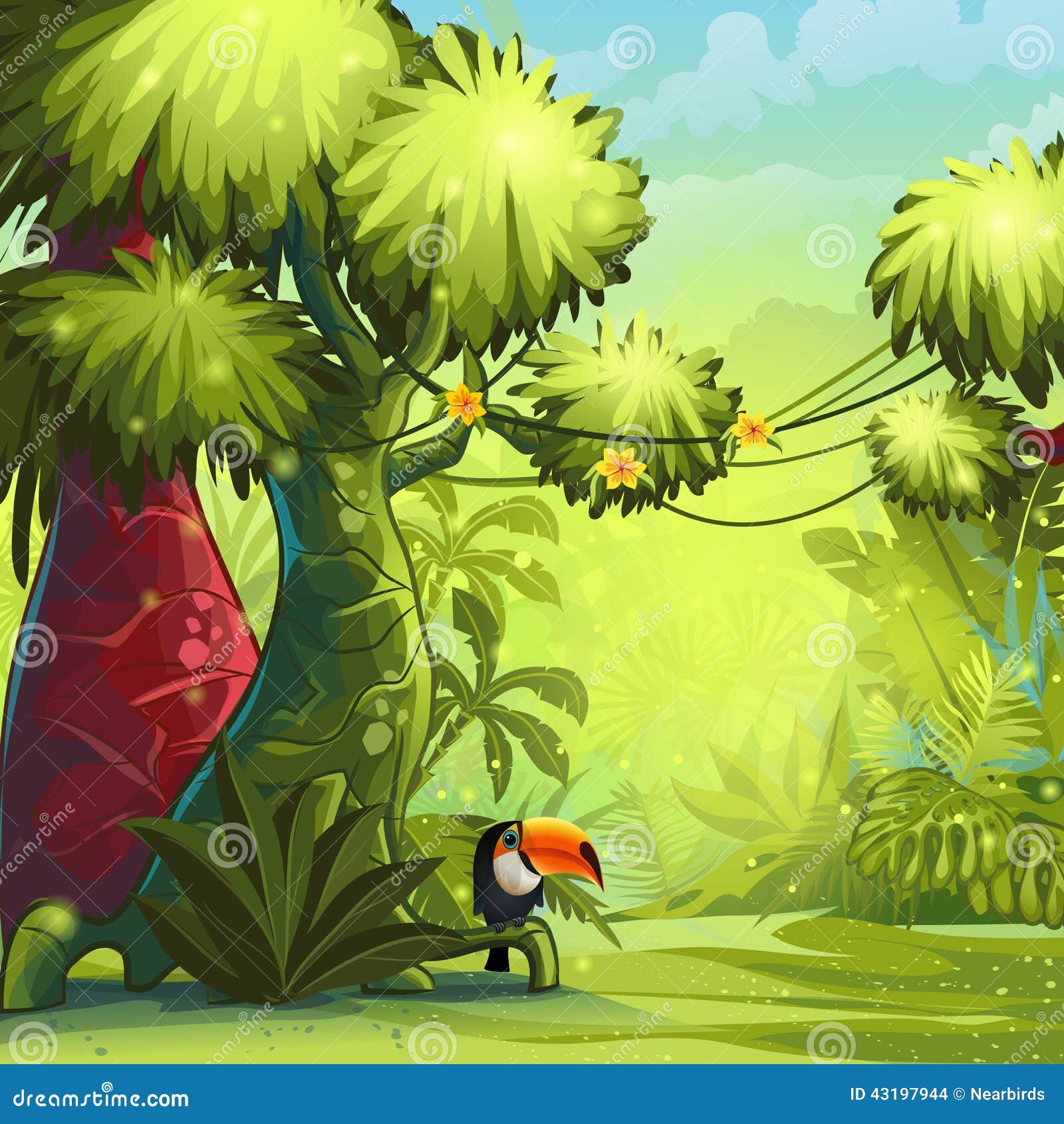 jungle vector clip art - photo #50