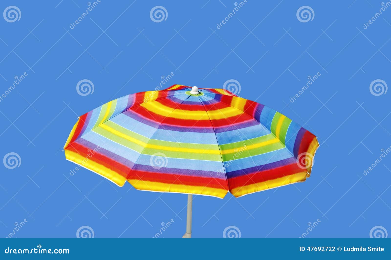 Sunny umbrella. stock photo. Image of background, resort - 47692722