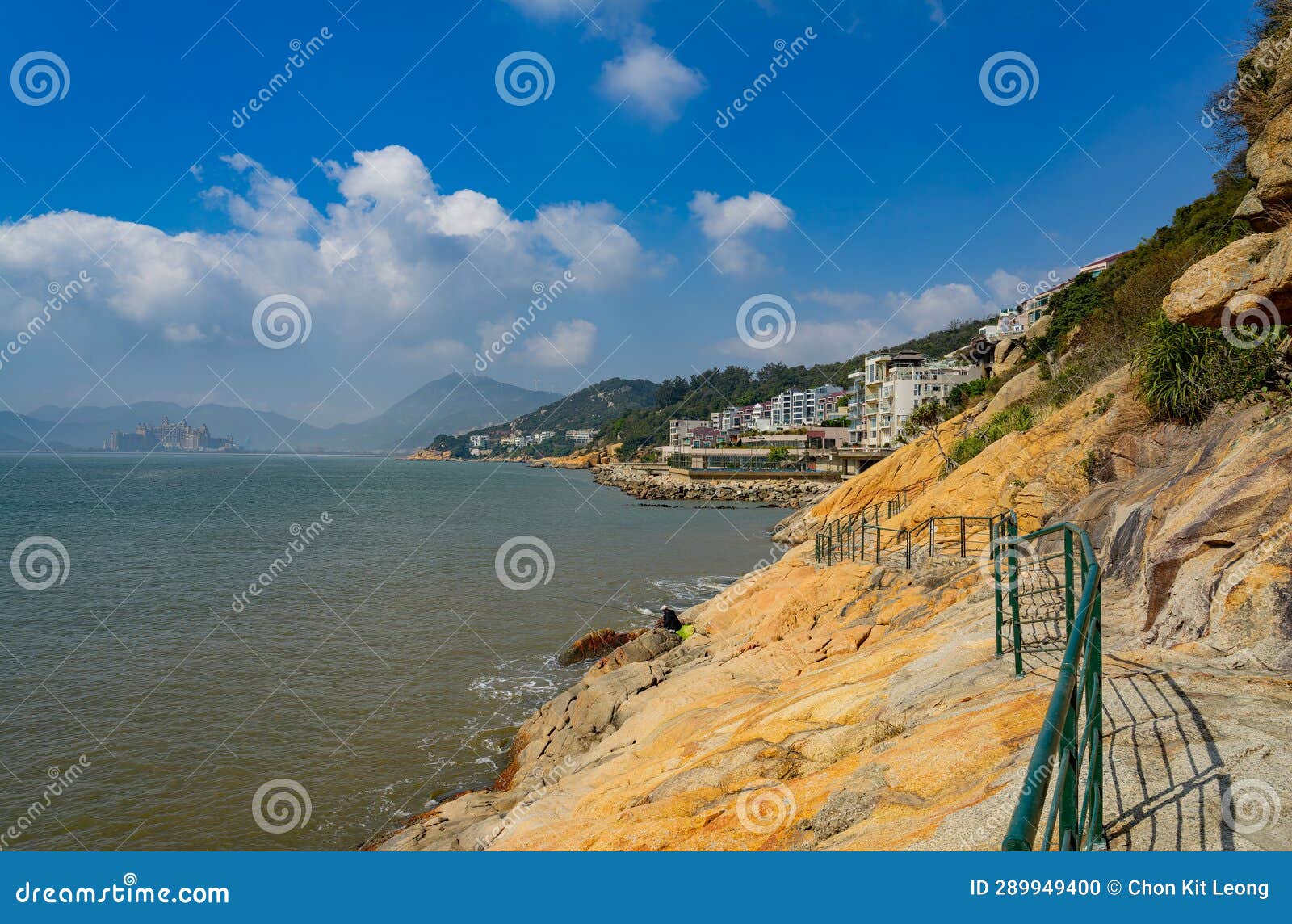 sunny view of the landscape around hac sa long chao kok coastal trail