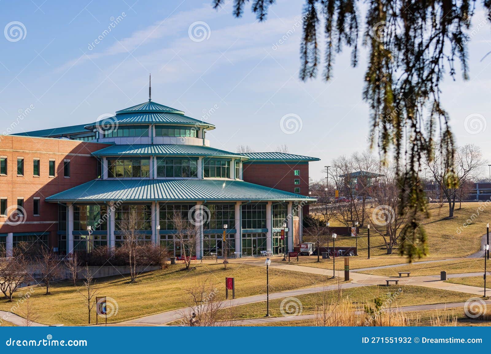 Sunny View of the Millennium Student Center of University of Missouri