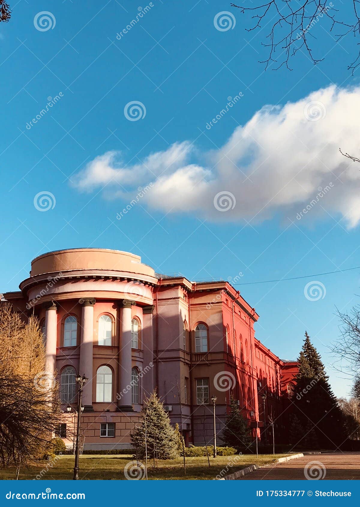 a sunny view of shevchenko university or officially the taras shevchenko national university of kyiv