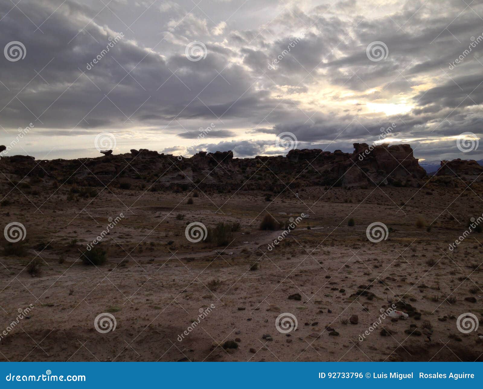 sunrise in the altiplano of bolivia ii