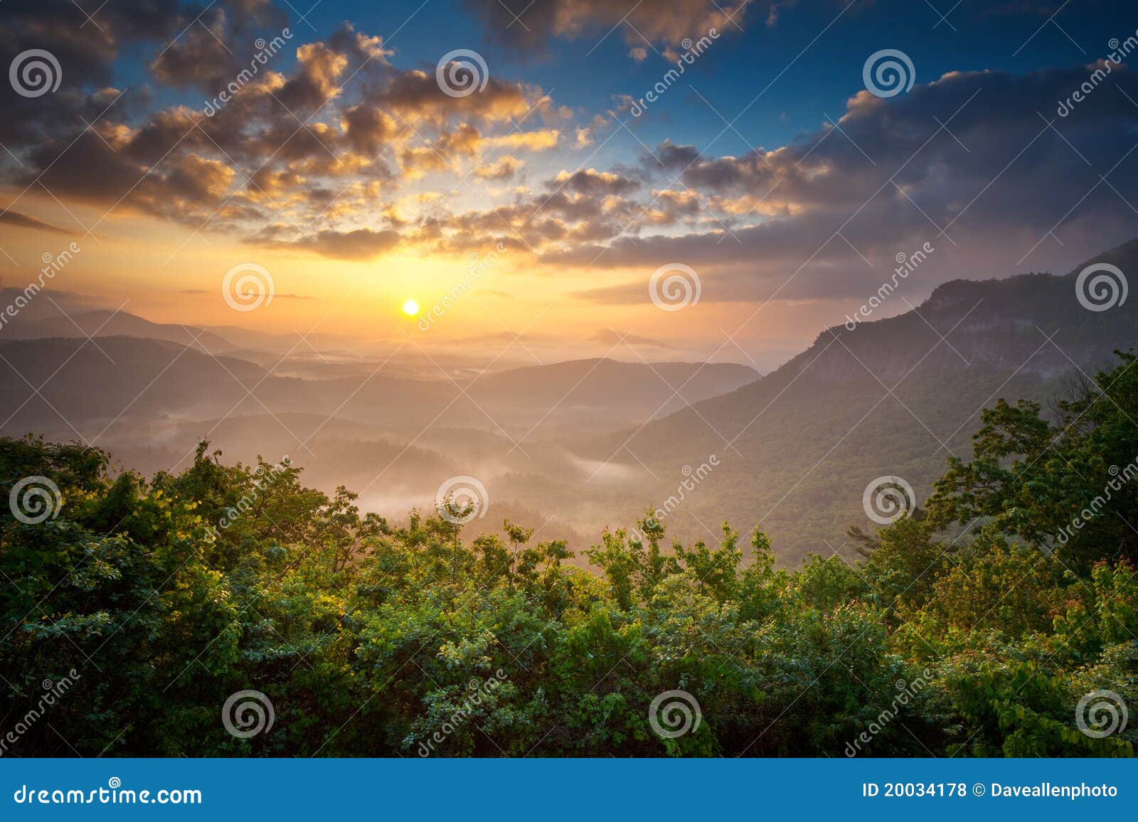 sunrise blue ridge mountains scenic appalachians