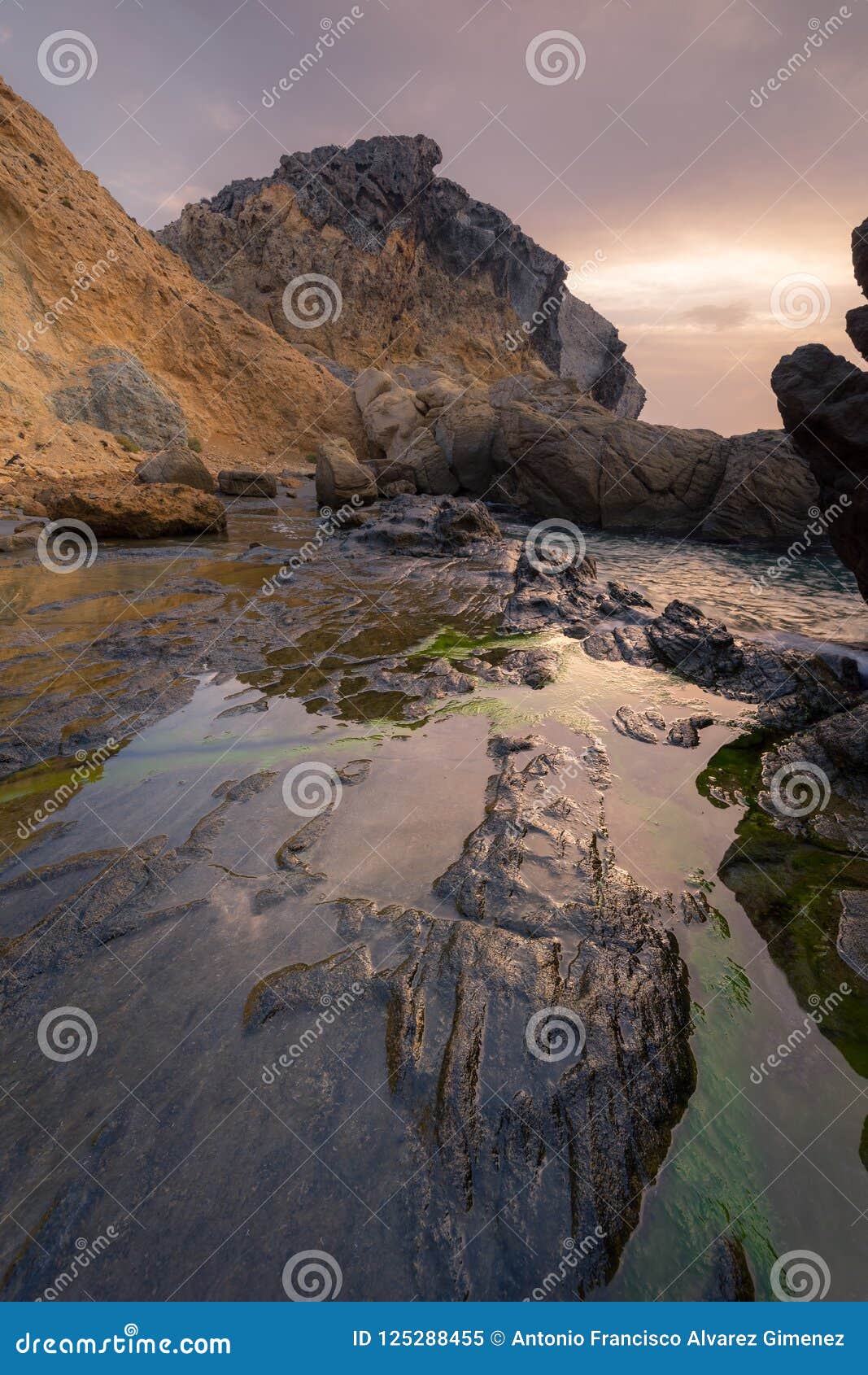 sunrise in cala de los amarillos