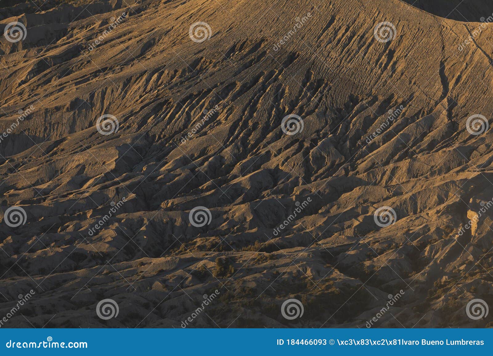 sunrise, close-up of the dunes and hillsides in bromo, indonesia