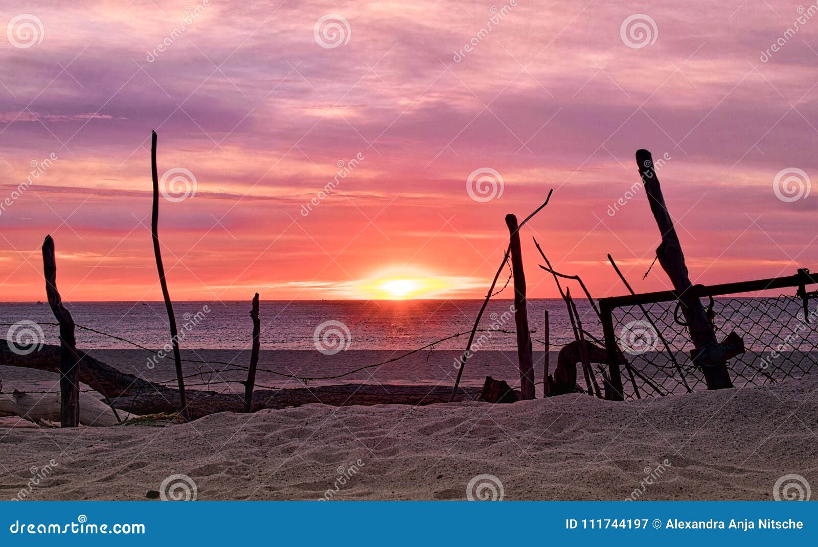sunrise at costa azul surf beach, los cabos