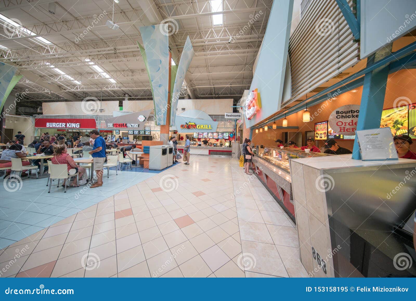 Sawgrass Mills Mall Sunrise Florida Scene Photo Editorial Image